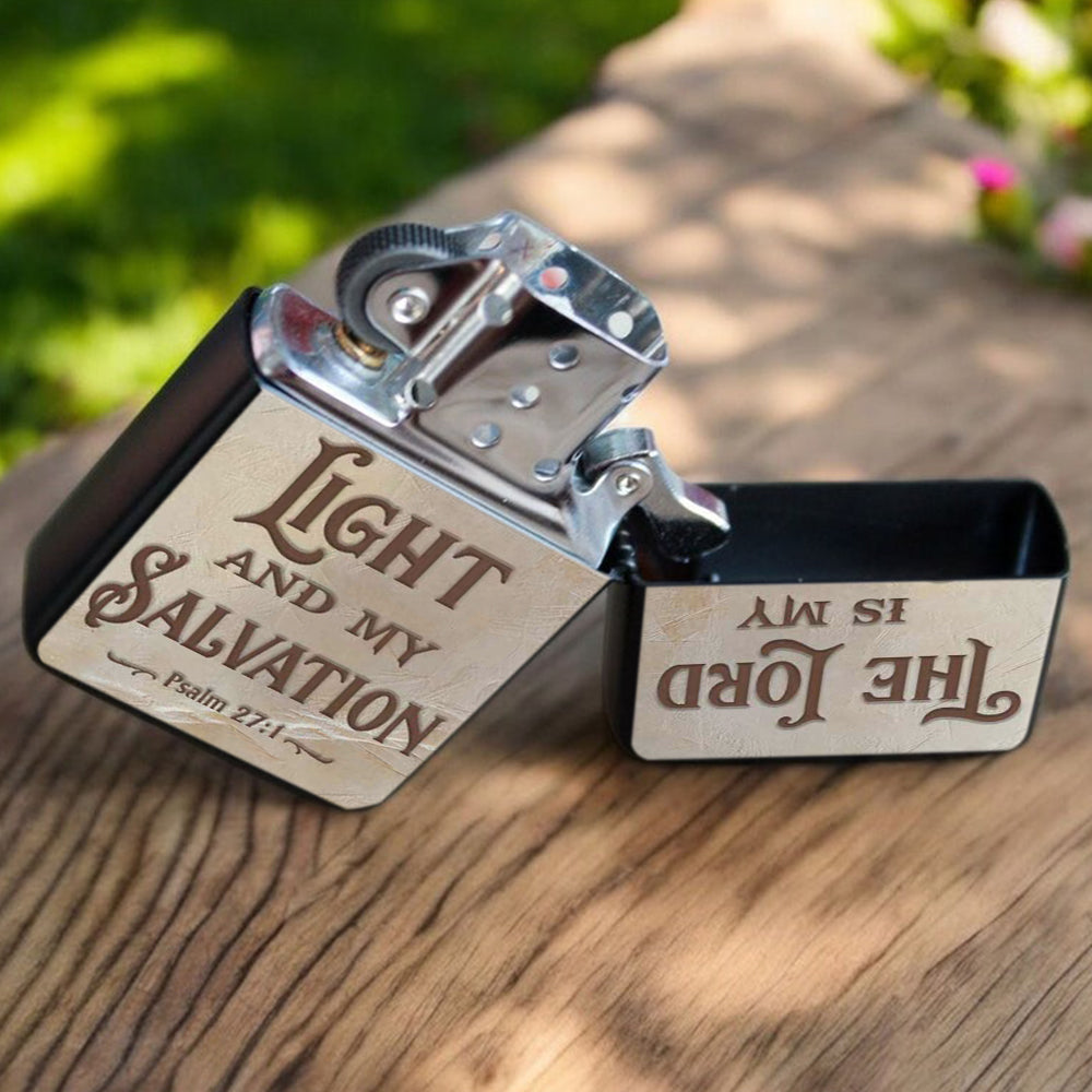Der Herr ist mein Licht – Personalisiertes christliches Feuerzeug