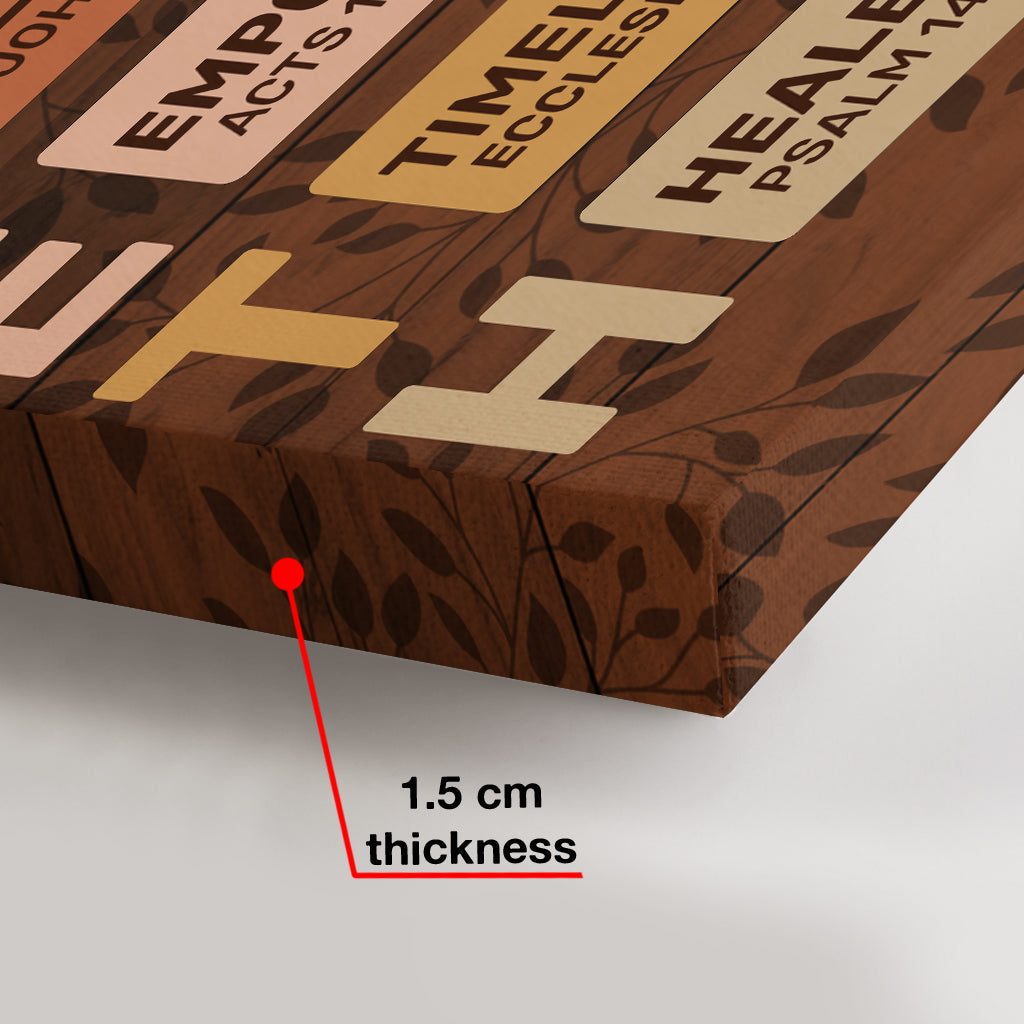 Gott sagt: Ich bin es – Personalisierte christliche Leinwand und Poster