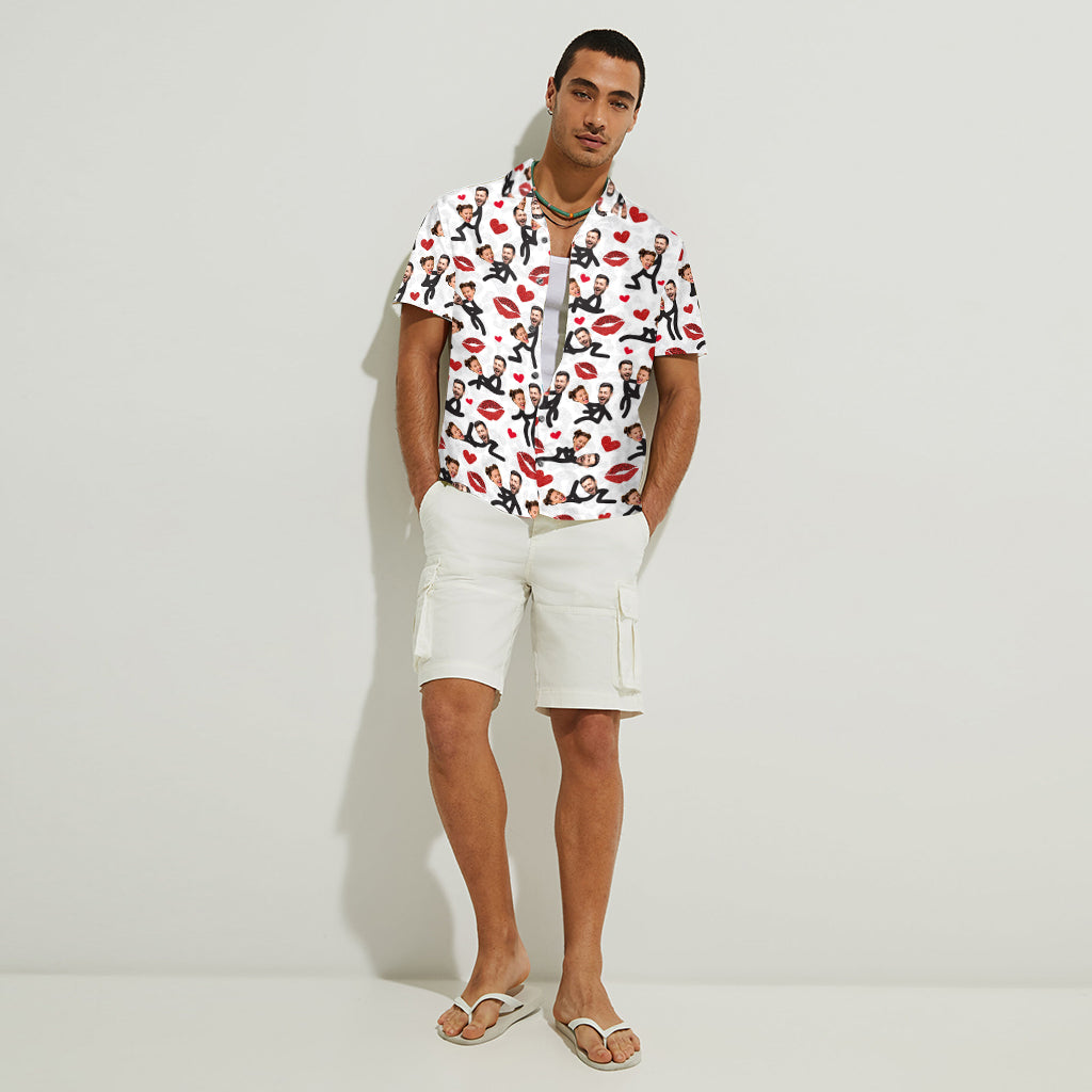 Meine Lieblingsbeschäftigung – personalisiertes Hawaiihemd für Paare