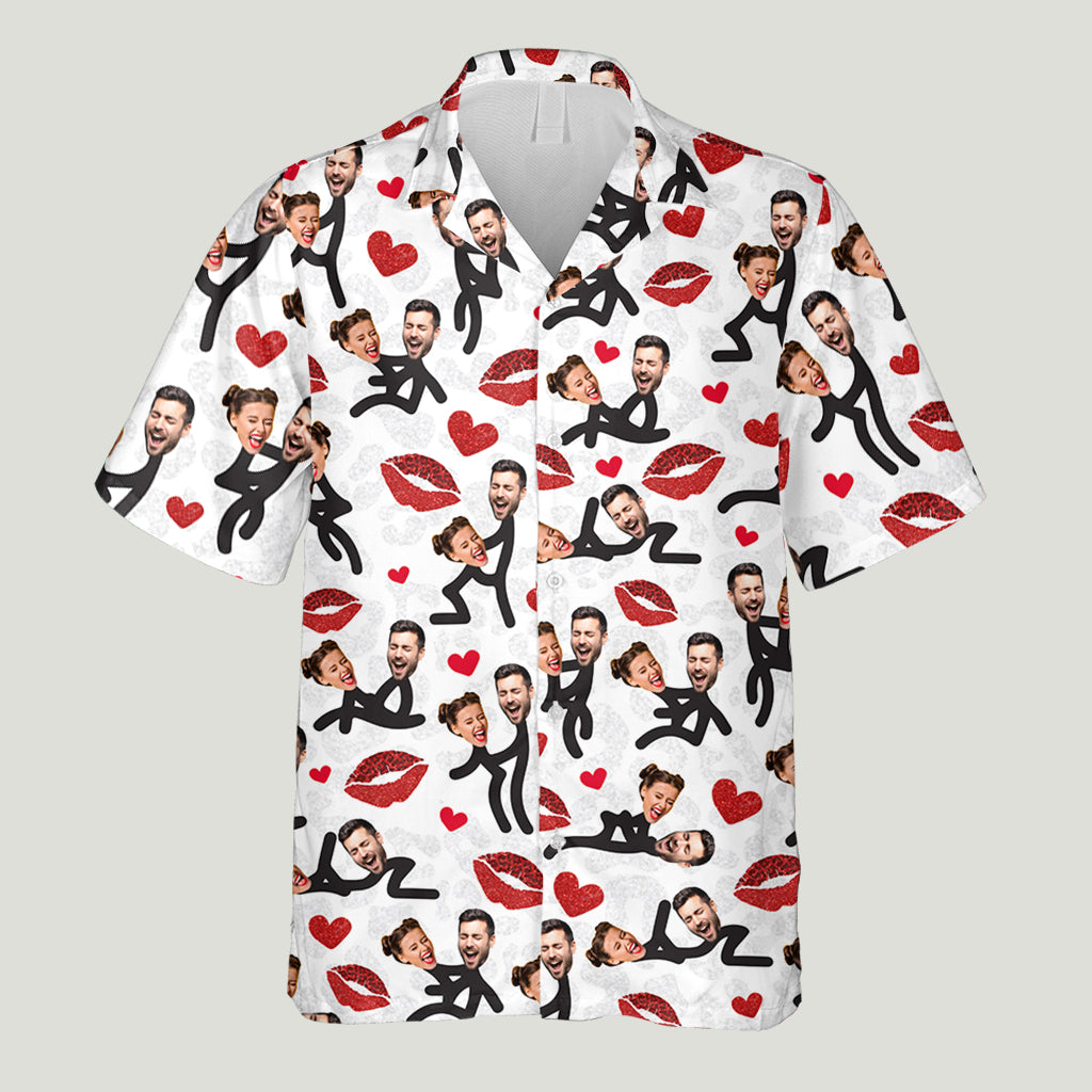 Meine Lieblingsbeschäftigung – personalisiertes Hawaiihemd für Paare