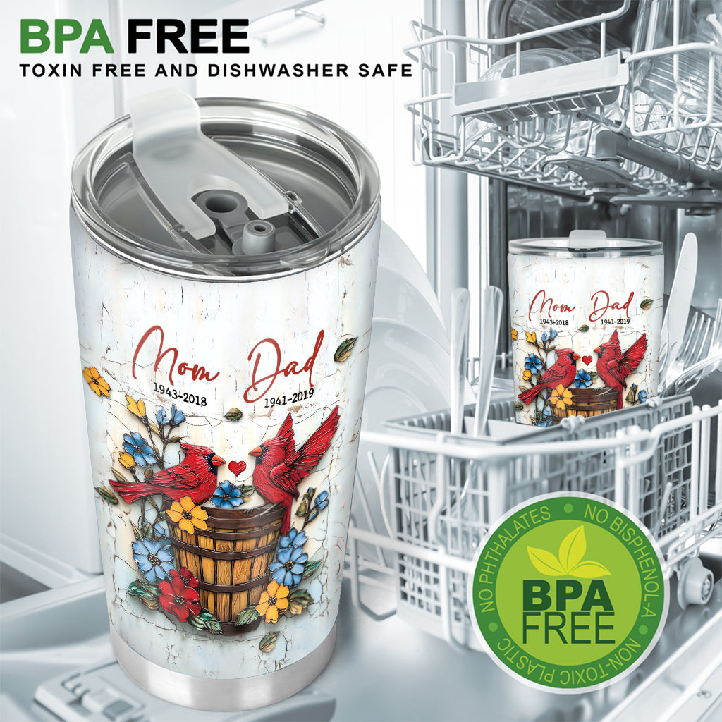 Diejenigen, die wir lieben, gehen nicht fort – personalisierter Gedenkbecher