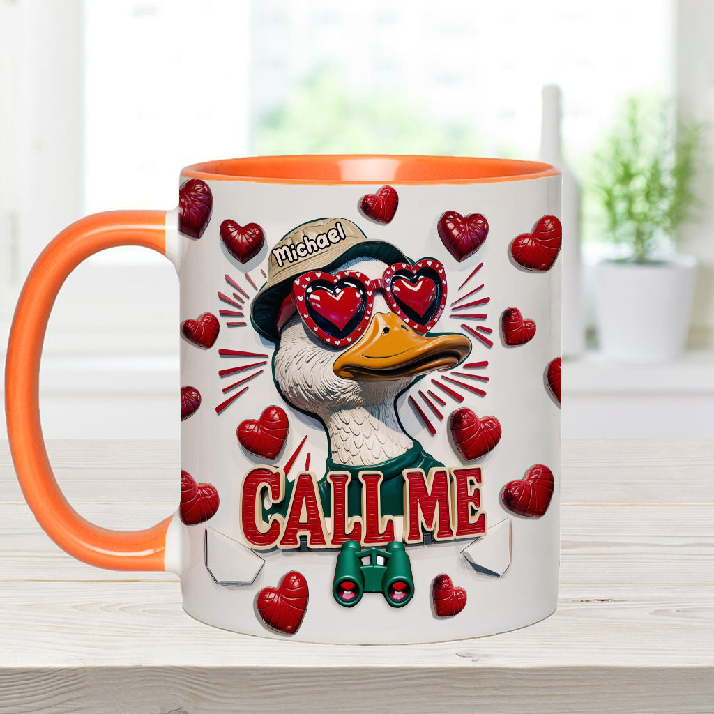Call Me - Personalized Hunting Accent Mug