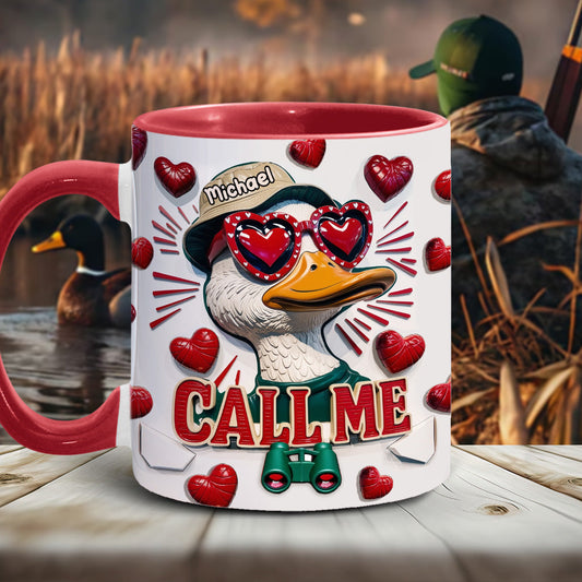 Call Me - Personalized Hunting Accent Mug