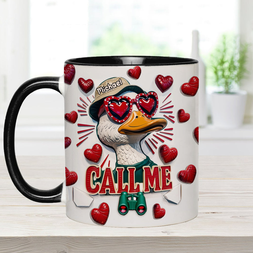 Call Me - Personalized Hunting Accent Mug