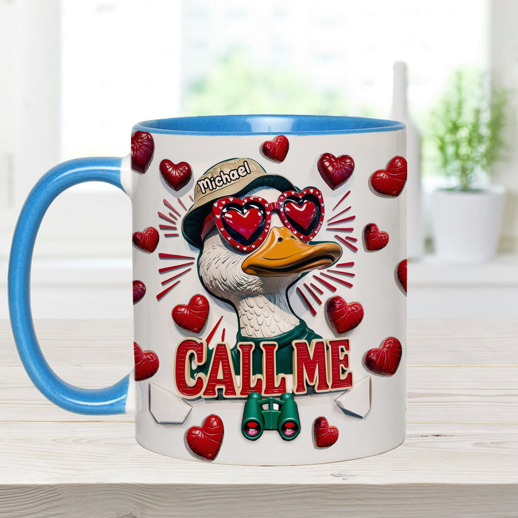 Call Me - Personalized Hunting Accent Mug