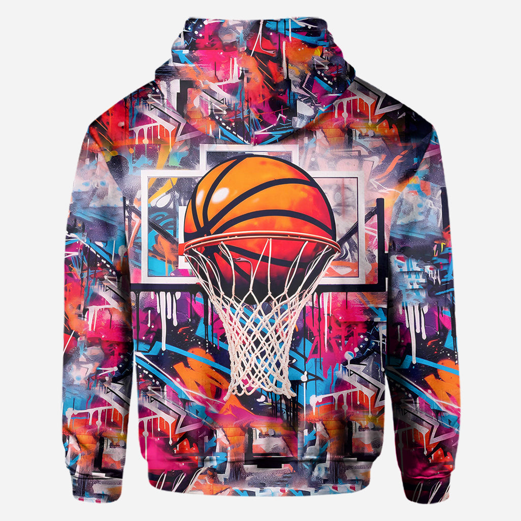 Cooles Basketball-Design – Personalisiertes Basketball-Shirt mit Allover-Print