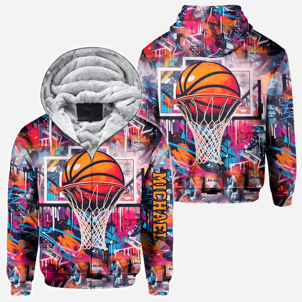 Cooles Basketball-Design – Personalisiertes Basketball-Shirt mit Allover-Print