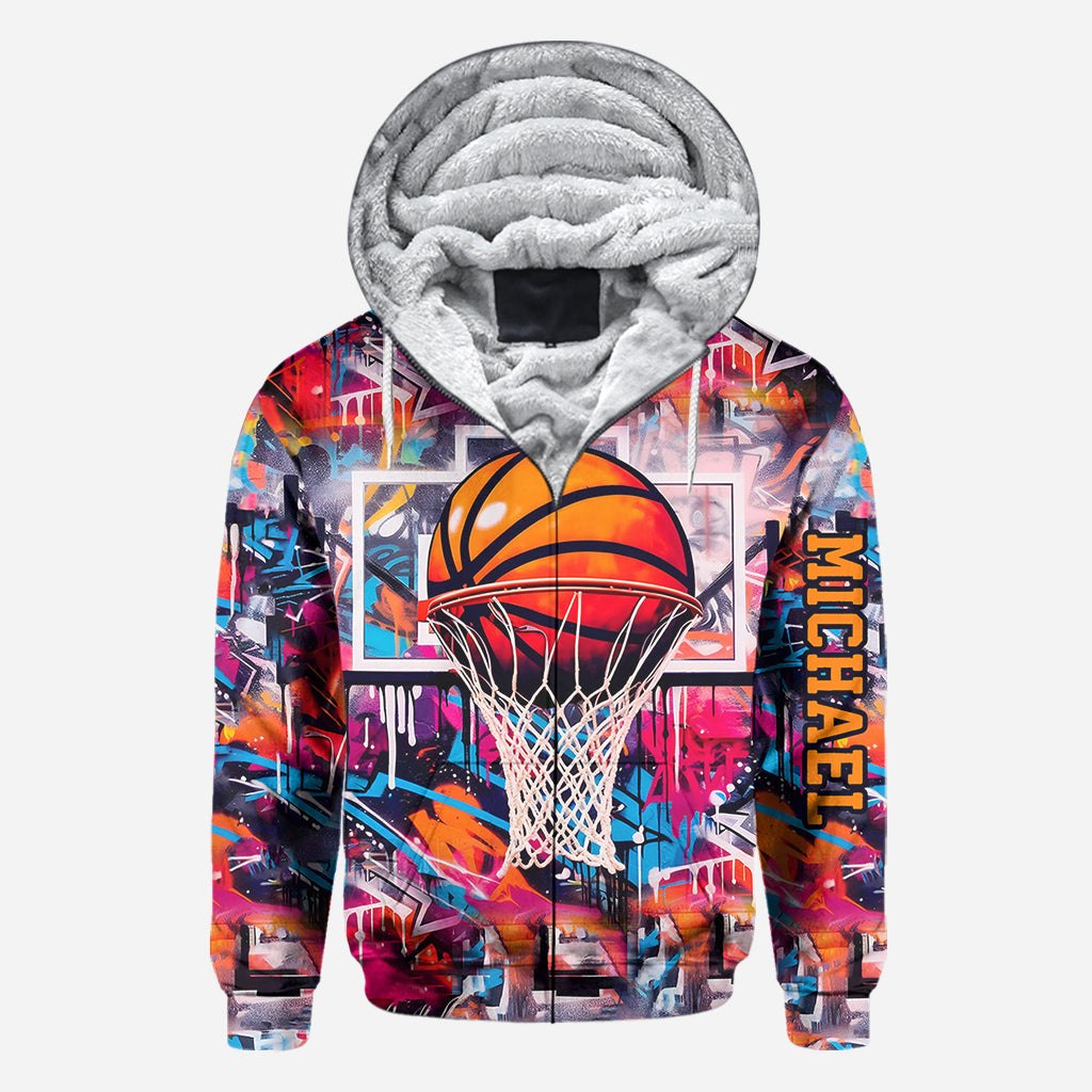 Cooles Basketball-Design – Personalisiertes Basketball-Shirt mit Allover-Print