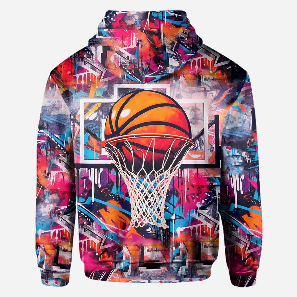 Cooles Basketball-Design – Personalisiertes Basketball-Shirt mit Allover-Print