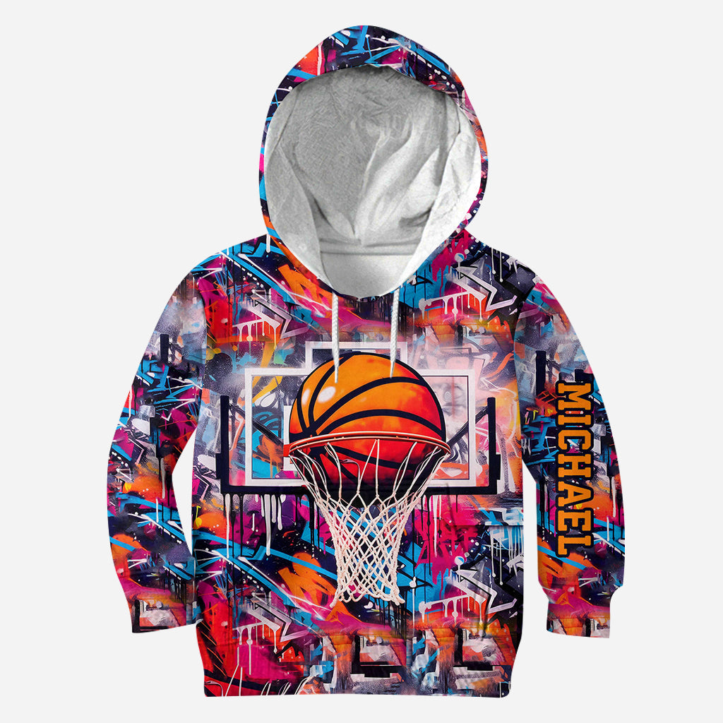 Cooles Basketball-Design – Personalisiertes Basketball-Shirt mit Allover-Print