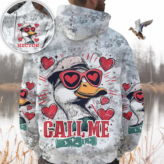 Call Me - Personalized Hunting All Over Shirt