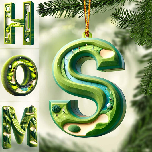 Golfbuchstabe – Personalisierter Golfschmuck