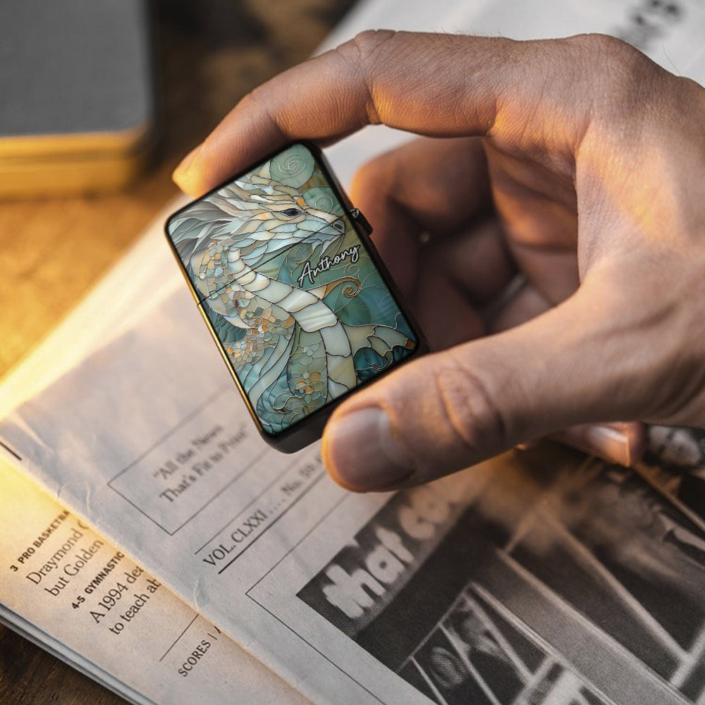 Starker Drache – Personalisiertes Drachenfeuerzeug