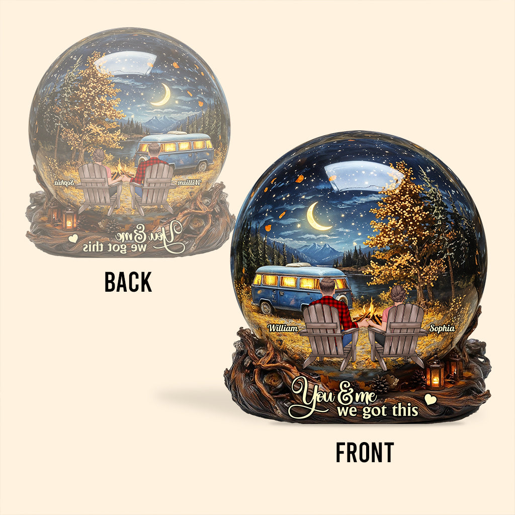 You & Me We Got This - Personalized Camping Custom Shaped Acrylic Plaque