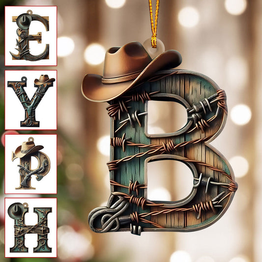 Starker Cowboy – personalisiertes Ornament