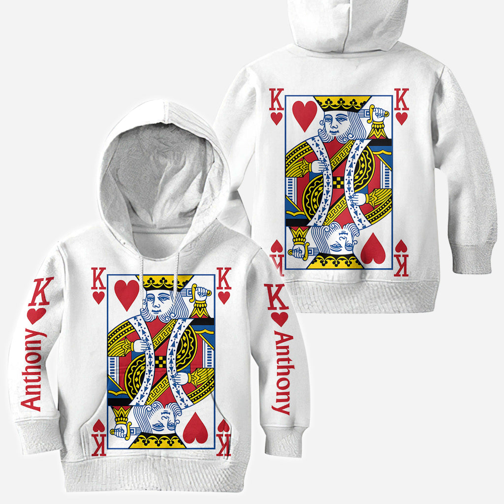 King And Queen Of Love - Personalized Couple All Over Shirt