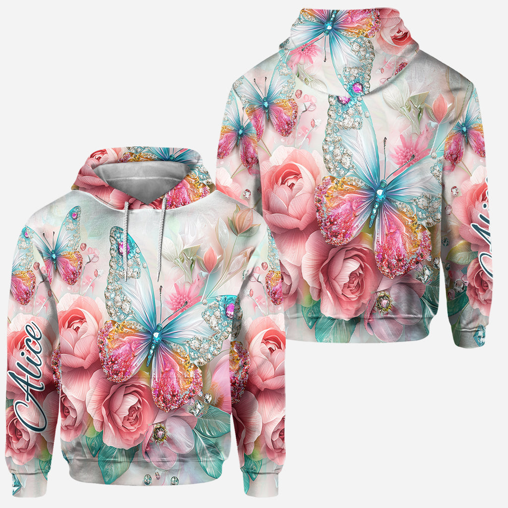 Schmetterlinge lieben – Personalisierter Schmetterlings-Hoodie und Leggings