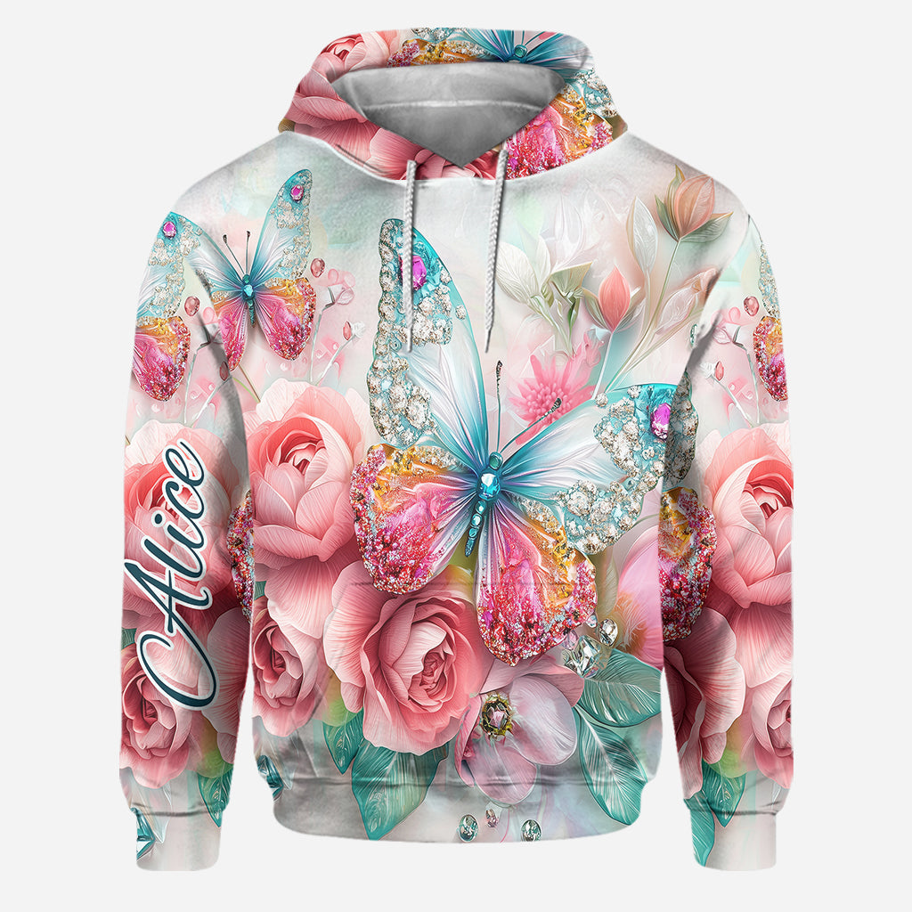 Schmetterlinge lieben – Personalisierter Schmetterlings-Hoodie und Leggings