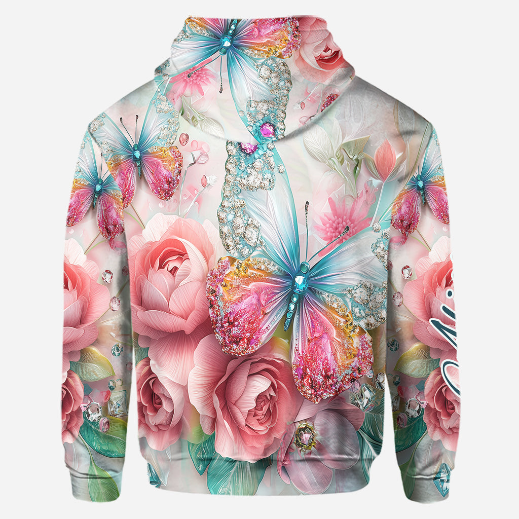 Schmetterlinge lieben – Personalisierter Schmetterlings-Hoodie und Leggings
