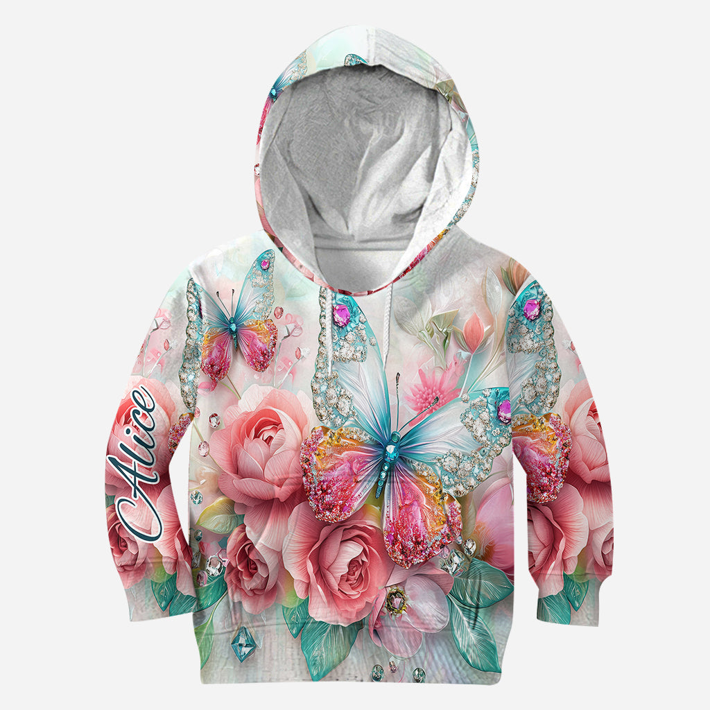 Schmetterlinge lieben – Personalisierter Schmetterlings-Hoodie und Leggings