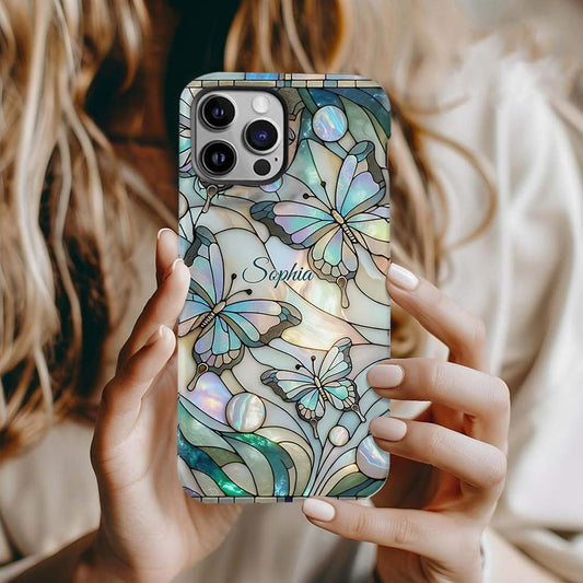 Love Butterflies - Personalized Butterfly Full Print Phone Case