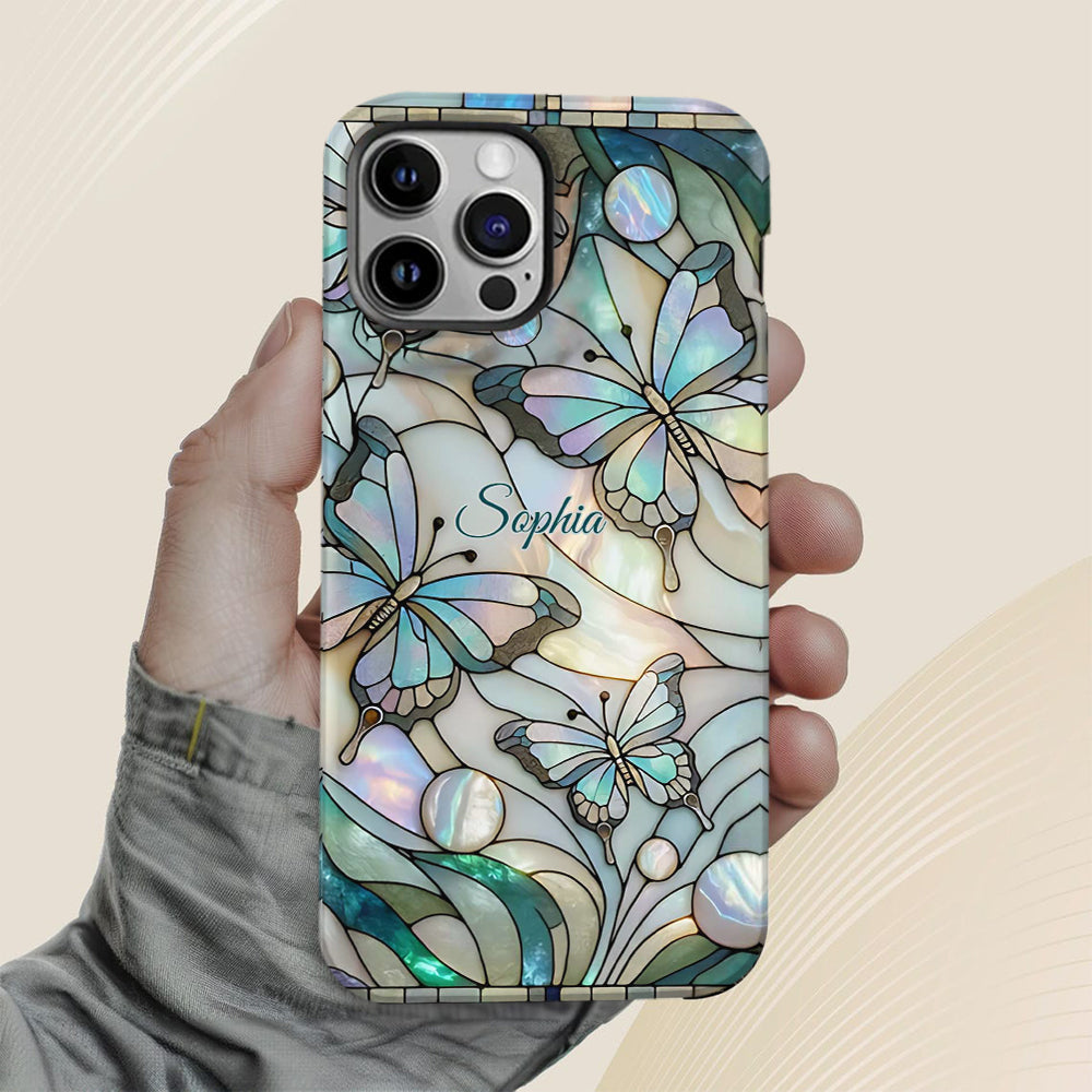 Love Butterflies - Personalized Butterfly Full Print Phone Case