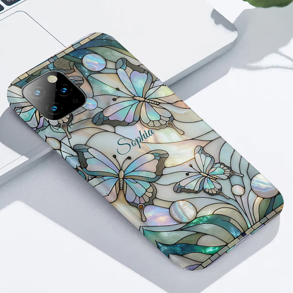 Love Butterflies - Personalized Butterfly Full Print Phone Case