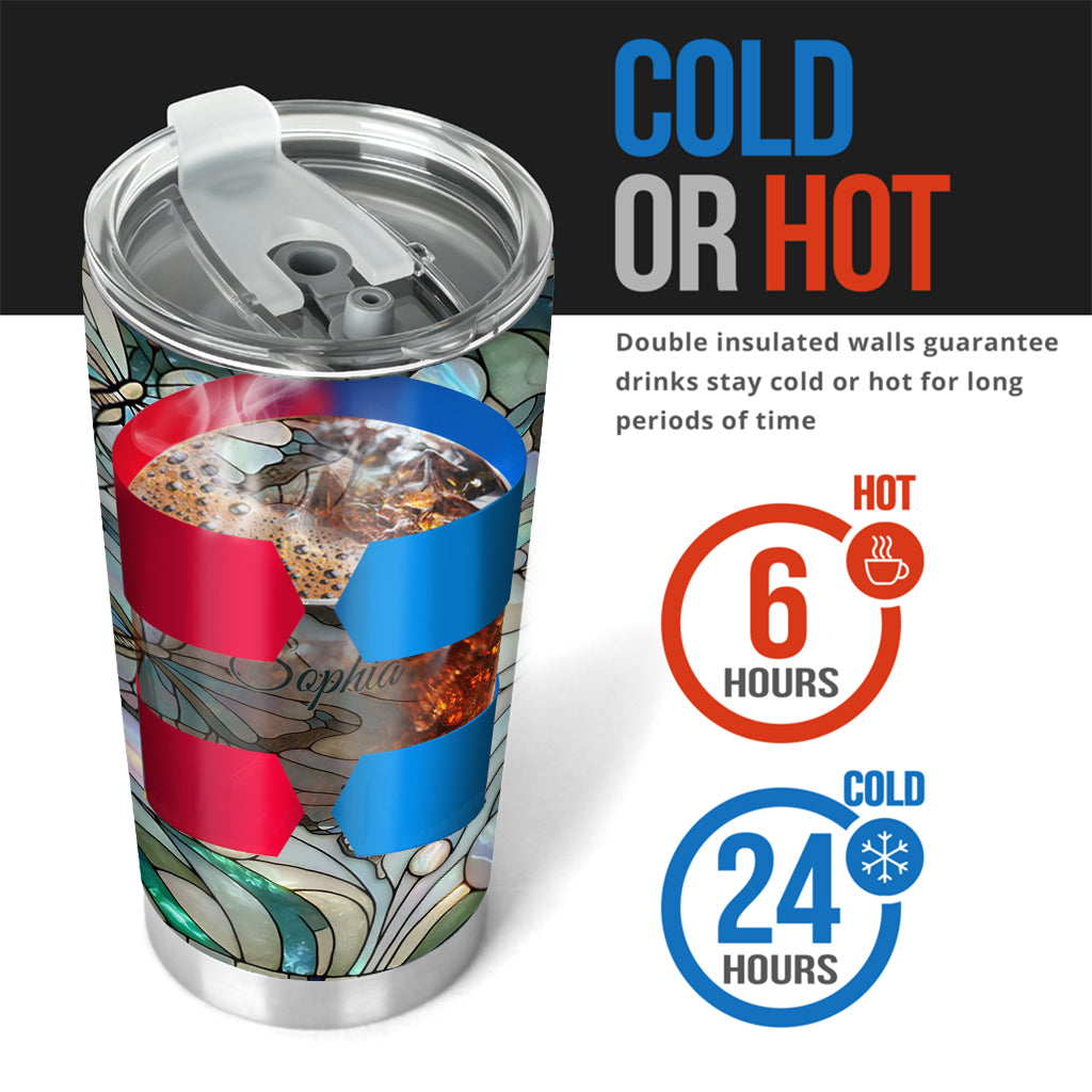 Schmetterlinge lieben – personalisierter Schmetterlingsbecher