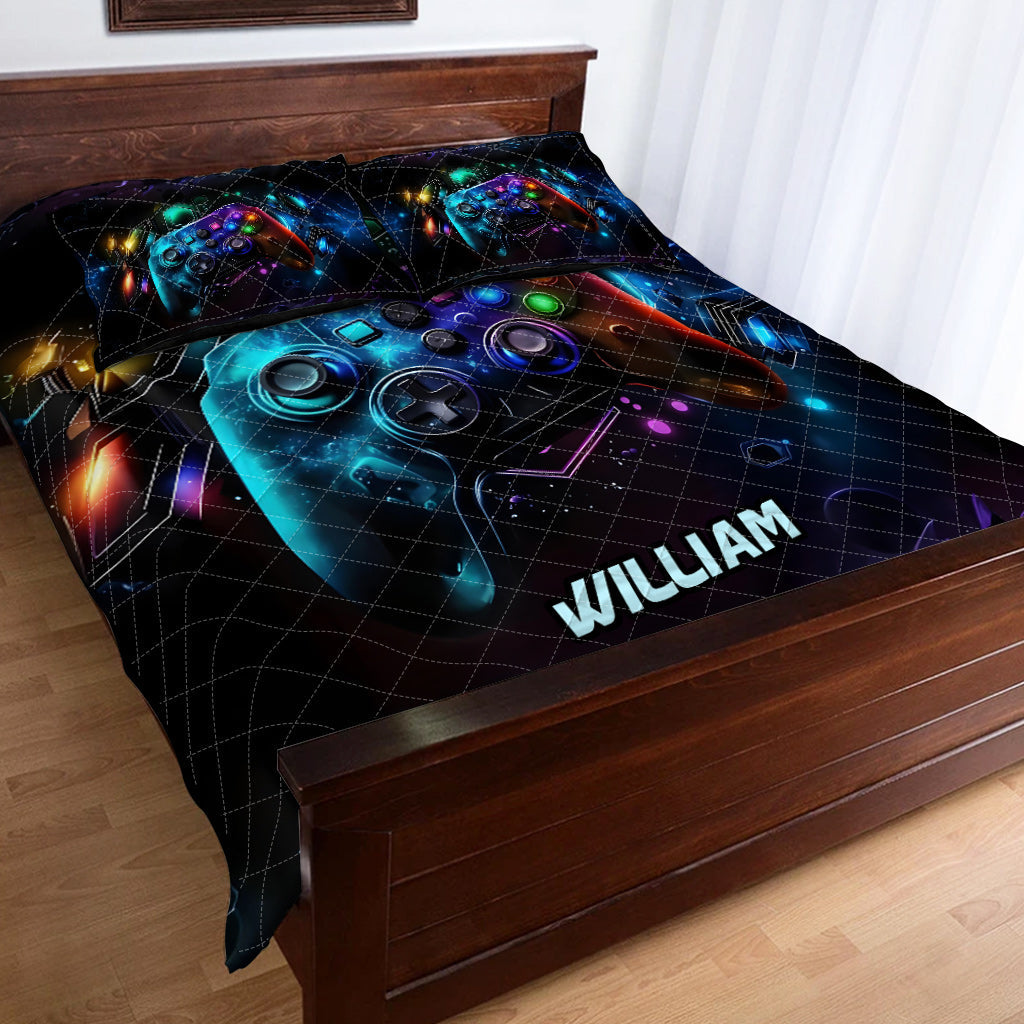 Gamer - Personalized Video Game Quilt Set