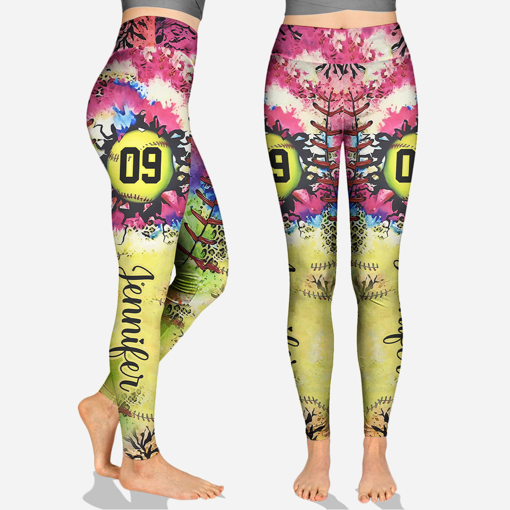 Softball Life – Personalisierter Softball-Hoodie und Leggings