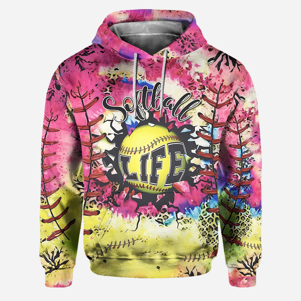 Softball Life – Personalisierter Softball-Hoodie und Leggings