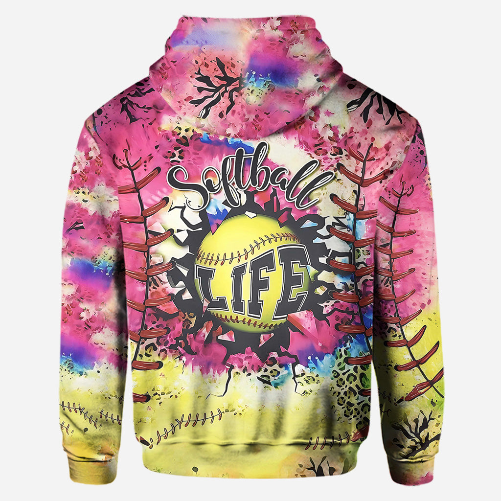 Softball Life – Personalisierter Softball-Hoodie und Leggings