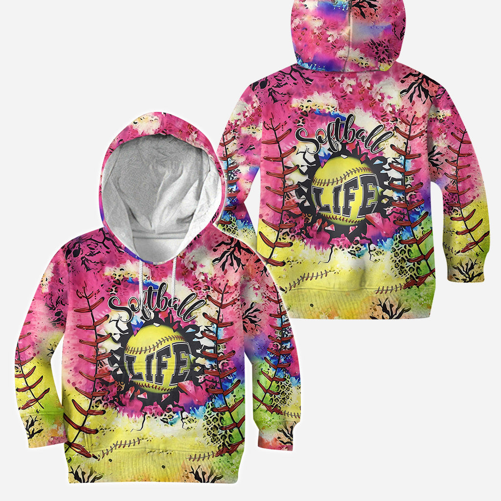Softball Life – Personalisierter Softball-Hoodie und Leggings