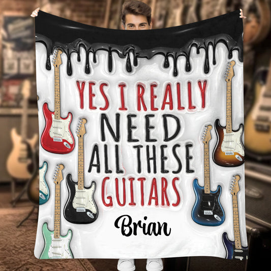 Ich brauche all diese Gitarren – personalisierte Gitarrendecke