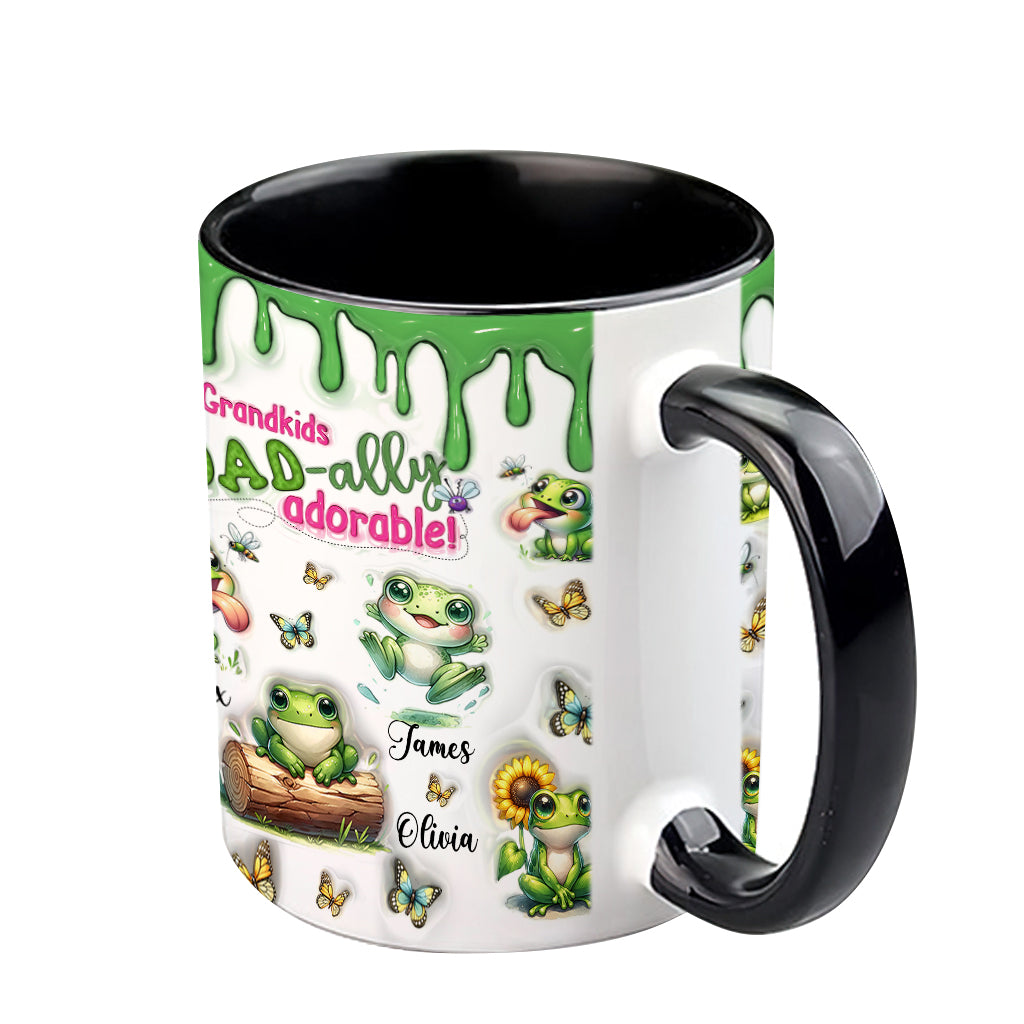 Einfach entzückend – personalisierte Tasse mit Froschmotiv