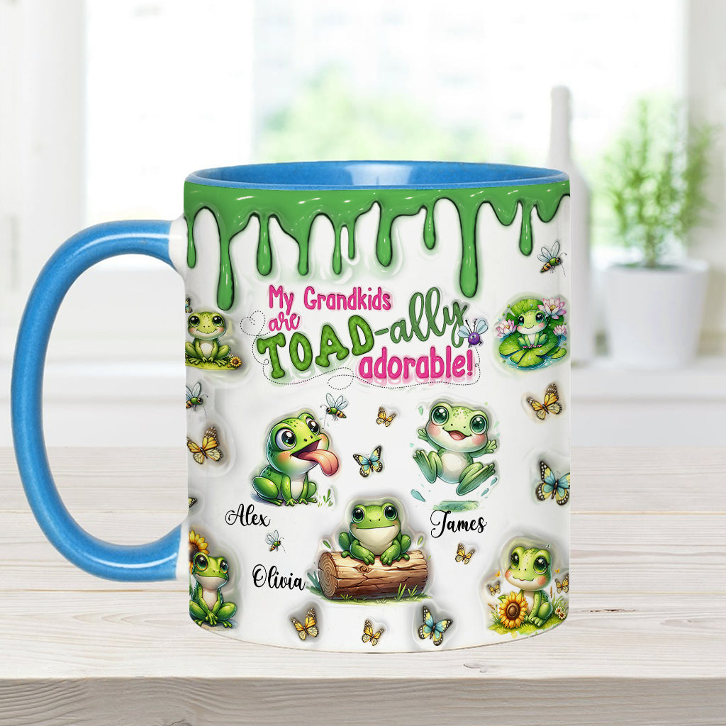 Einfach entzückend – personalisierte Tasse mit Froschmotiv