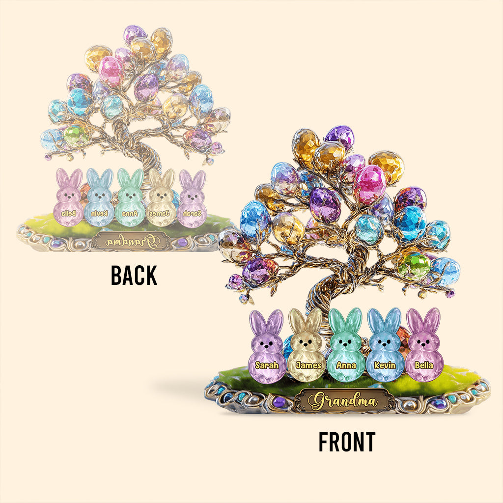 Omas Freunde – Personalisierte, individuell geformte Acrylplakette für Oma