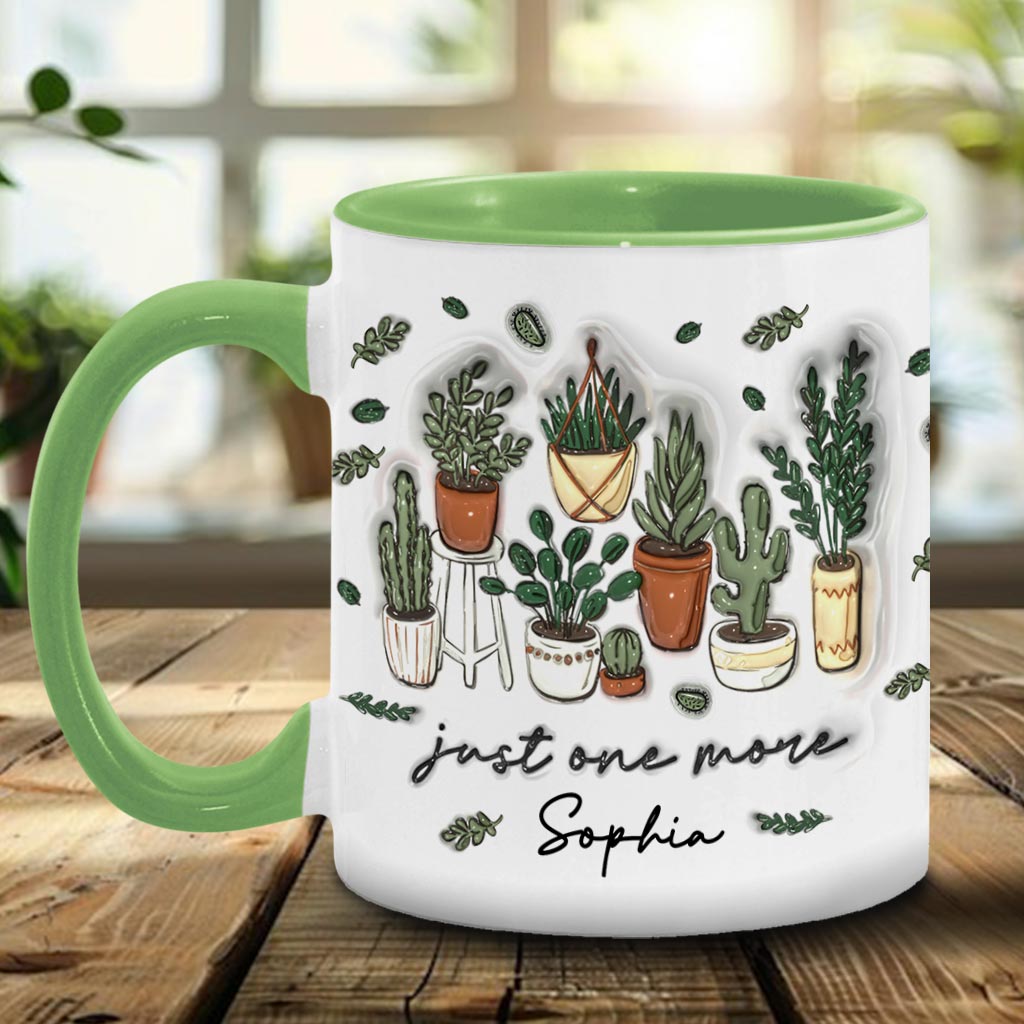 Just One More - Personalized Gardening Accent Mug