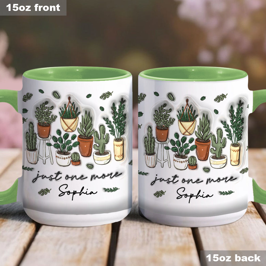 Just One More - Personalized Gardening Accent Mug