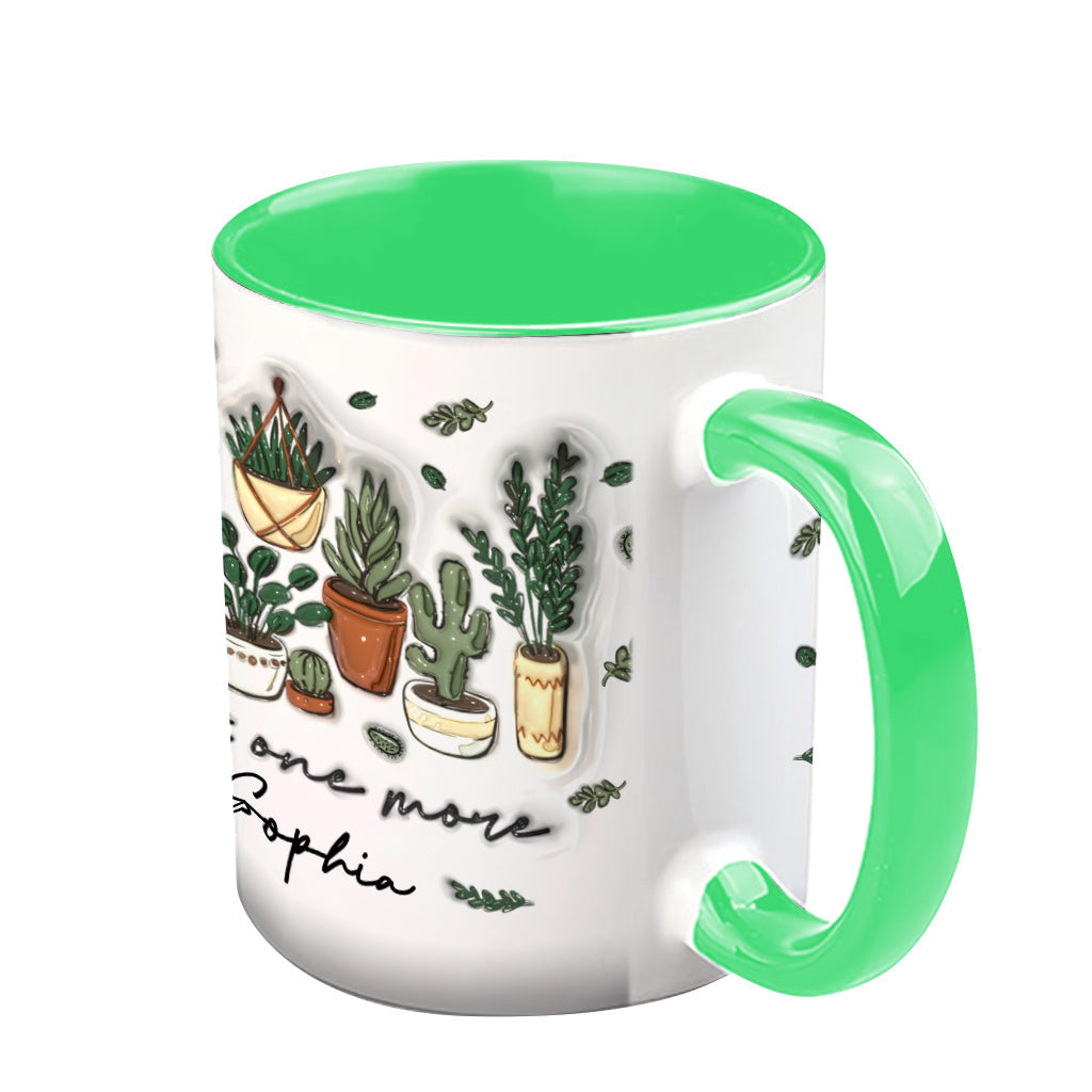 Just One More - Personalized Gardening Accent Mug