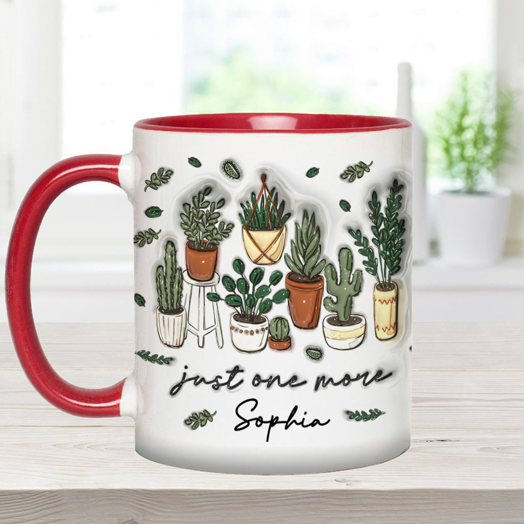 Just One More - Personalized Gardening Accent Mug