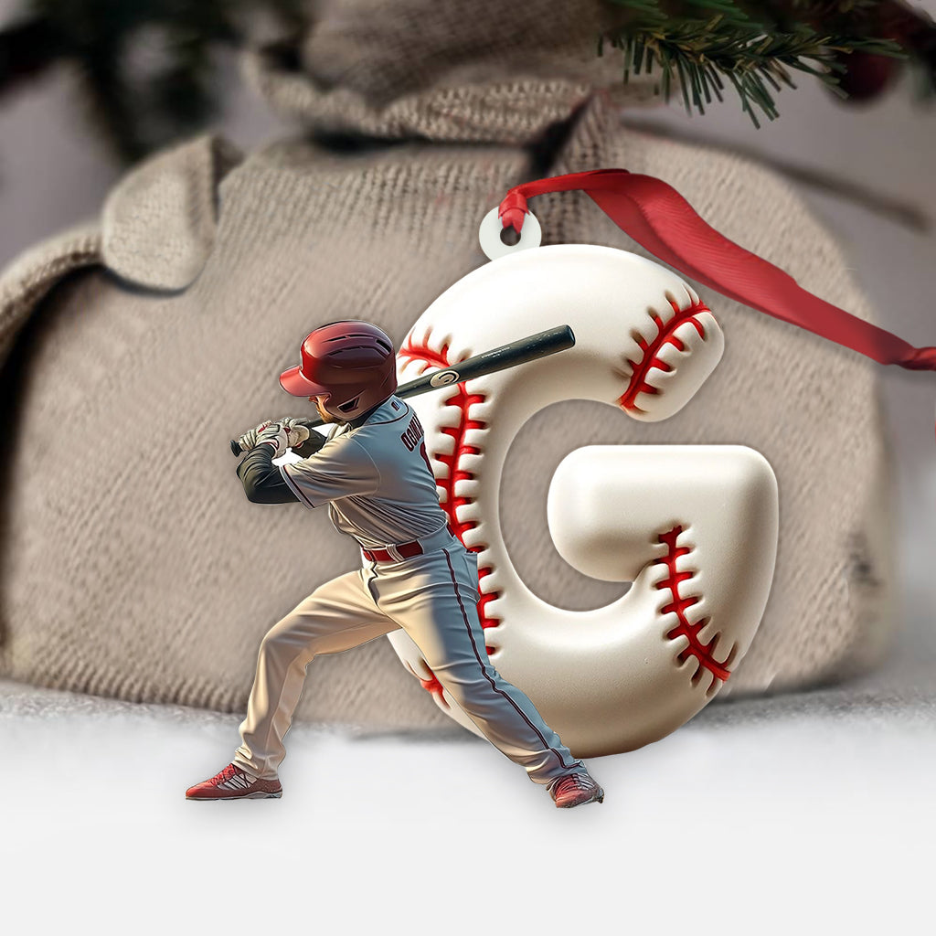 Best Player Ever - Personalized Baseball Ornament