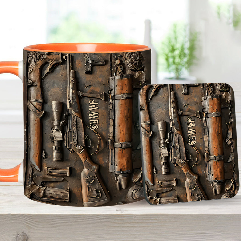 Vintage Tools - Personalisierter Becher mit Jagdmotiv