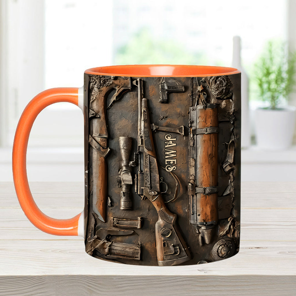 Vintage Tools - Personalisierter Becher mit Jagdmotiv