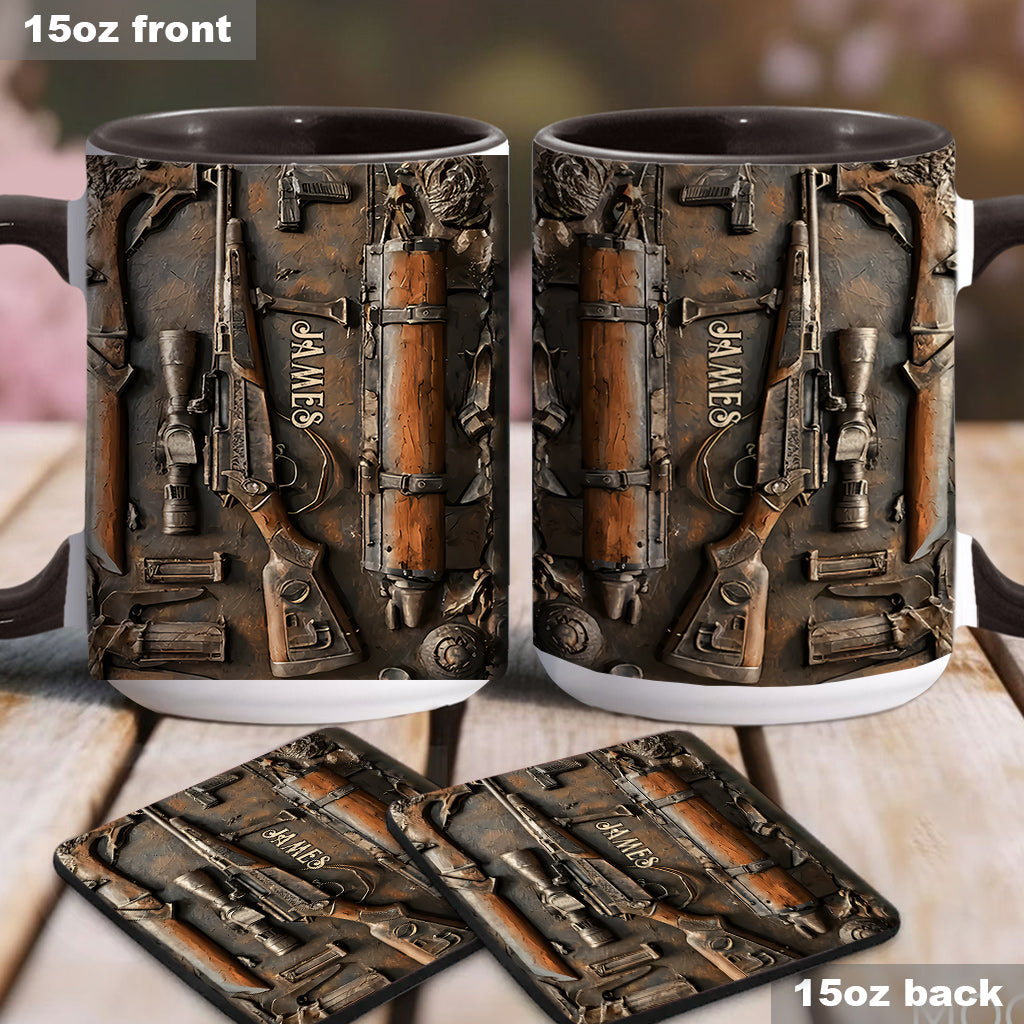 Vintage Tools - Personalisierter Becher mit Jagdmotiv