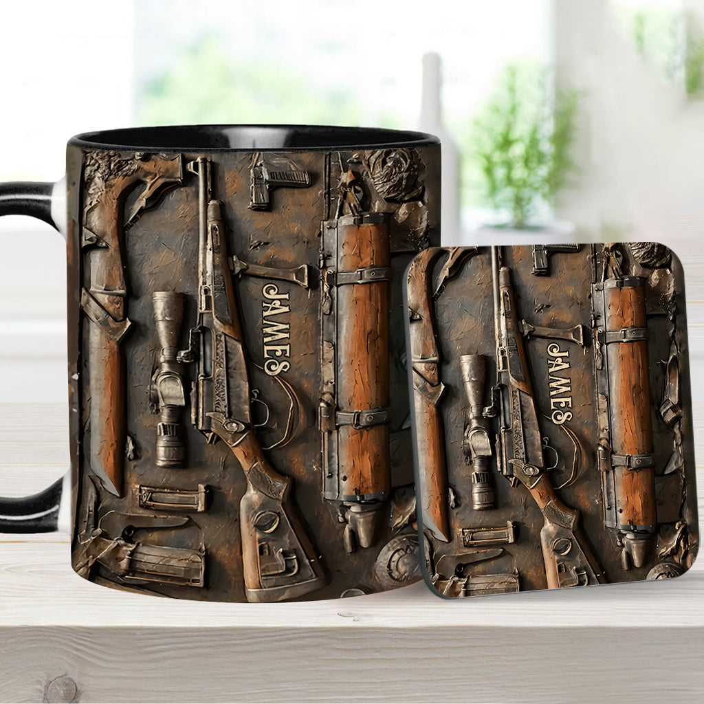 Vintage Tools - Personalisierter Becher mit Jagdmotiv
