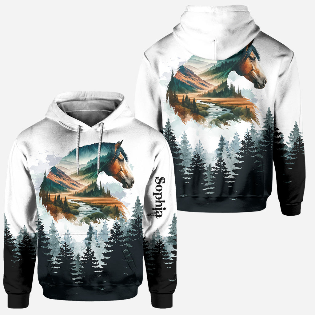 Pferdemädchen – Personalisierter Pferde-Hoodie und Leggings