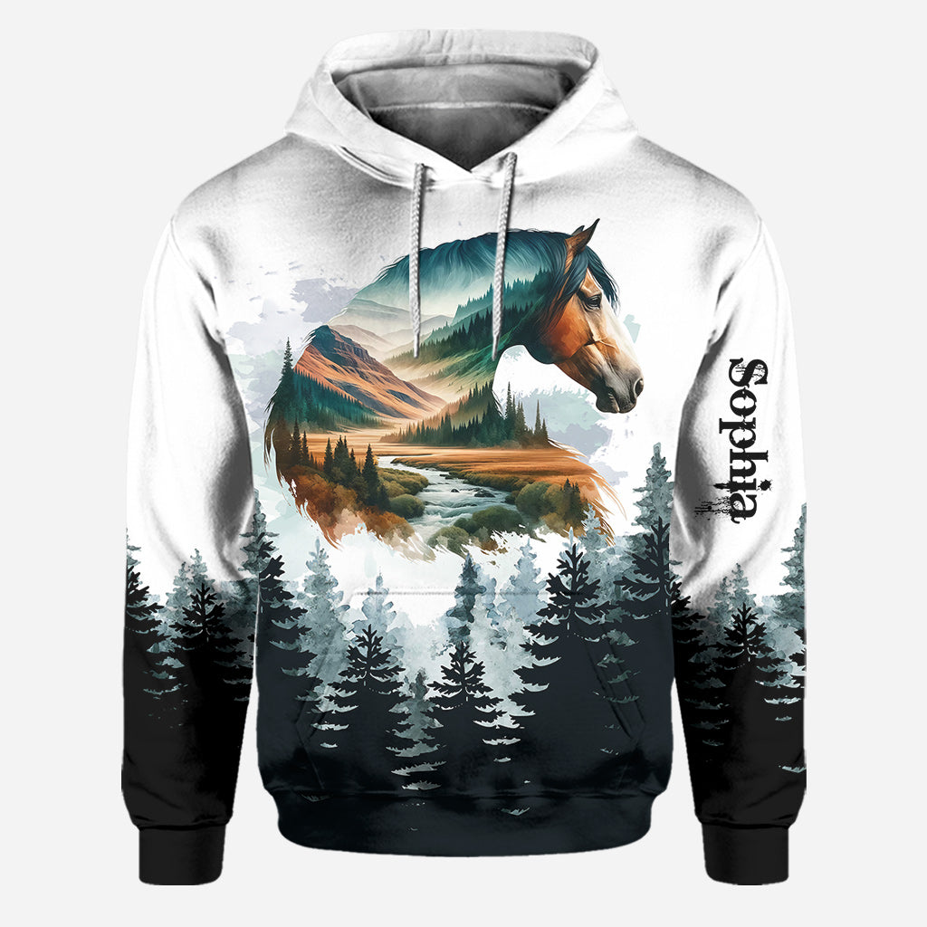 Pferdemädchen – Personalisierter Pferde-Hoodie und Leggings