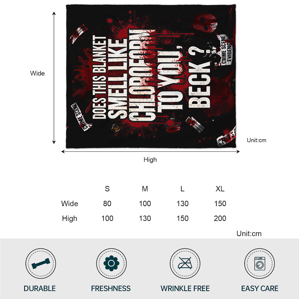 Riecht dieses Handtuch für Sie nach Chloroform? – Personalisierte Decke