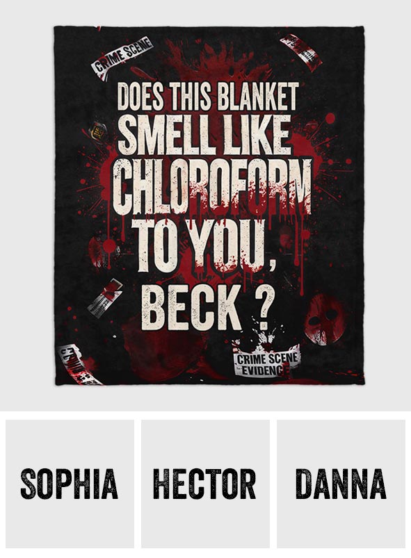 Riecht dieses Handtuch für Sie nach Chloroform? – Personalisierte Decke